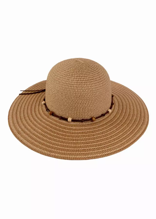 Magid Straw Floppy Hat — Toast · SKU HA-7102S-TOAST