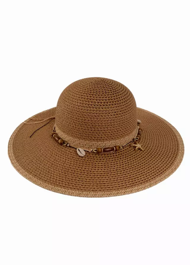 Magid Straw Floppy Hat — Toast · SKU HA-7112S-TOAST