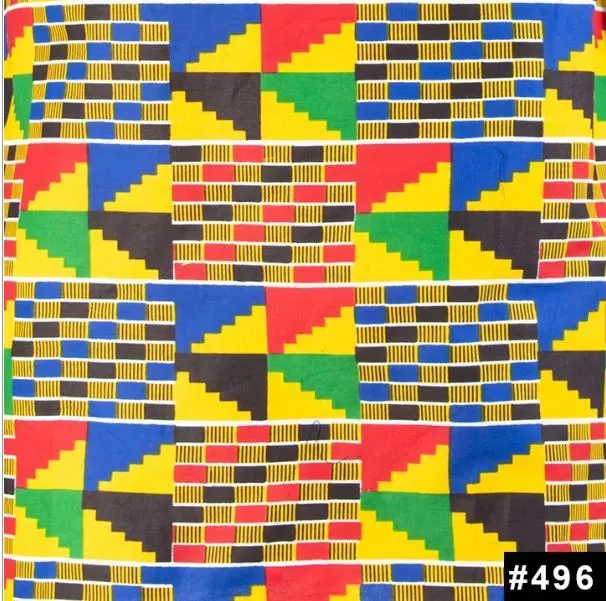 7052X - Ruffled high-low African wax print dress with short sleeves - (3/pk) - Plus Size - ON SALE!!! $12.50 Each — Plus Size / Print-496