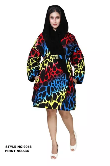 9018 - Reversible Suede Jacket - One Size (3pcs PRE-PACK) ($40 Each) — One Size / Print-534
