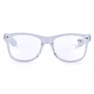 Unisex Wayfarer Style Reading Glasses in Tortoise Shell & Solid Colors RJ060 — +3.75