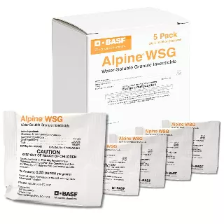 BASF Alpine WSG Insecticide - 5 x 0.35 oz Packets