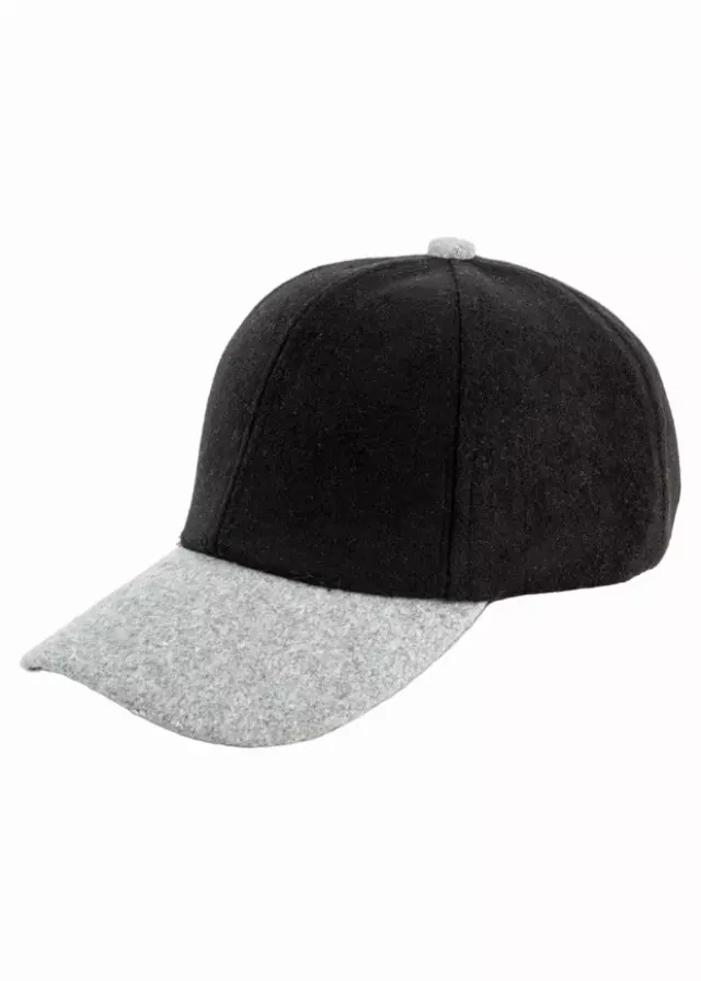 Magid Color Block Felt Baseball Cap
