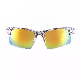 Coolook Semi-Rimless Camo Print Sunglasses CL10843
