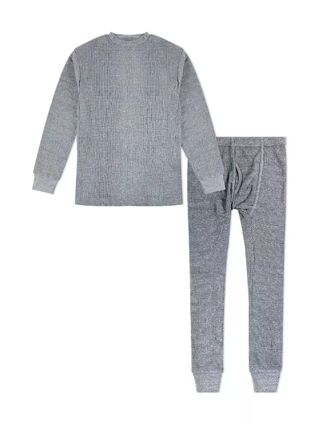 Youth Thermal 2-PC Set — h-grey / Large