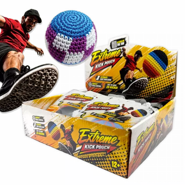 Kick Drop Foot Bag Game - 12 Pieces Per Retail Ready Display 26745