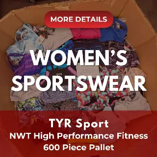 TYR Sport | Women's High Performance | 600 Pieces | Pallet #PA-580
