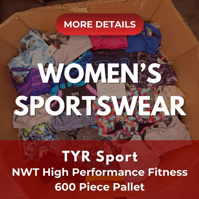 TYR Sport | Women's High Performance | 600 Pieces | Pallet #PA-580