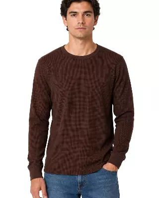 Men's Thermal Top Crew Neck #TH1 — Mocha / 2X-3X