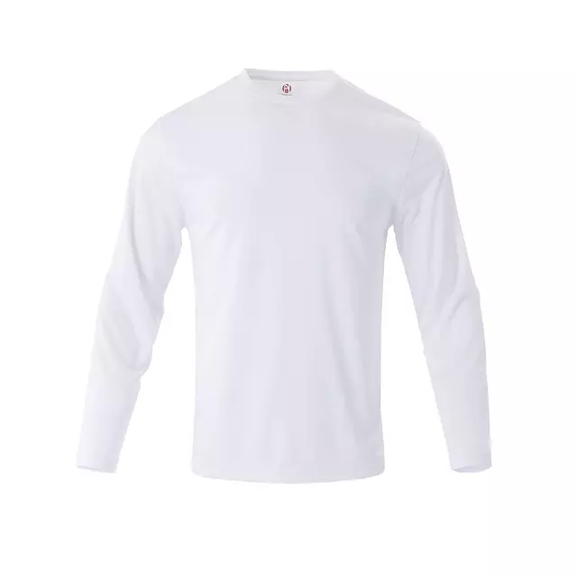 MEN'S PERFORMANCE T SHIRT WITH POLYESTER MICRO MESH FABRIC - Style #MS907 - $4.50/Unit MINIMUM 24 PCS - PLEASE SEE DESCRIPTION - S-2XL — White