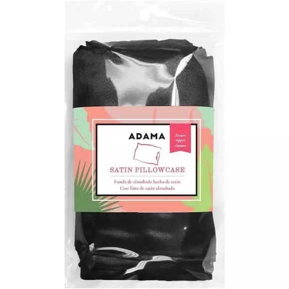Wholesale Lot Of 1,728 Adama Satin Pillowcases – Color Black – MSRP $7.95 Each – Your Price Is Only .85 Each