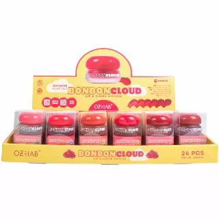 Oz Lab Bonbon Cloud Soft-Matte Lip Cheek Mousse - Wholesale Display 24 Units (OLM-9402)