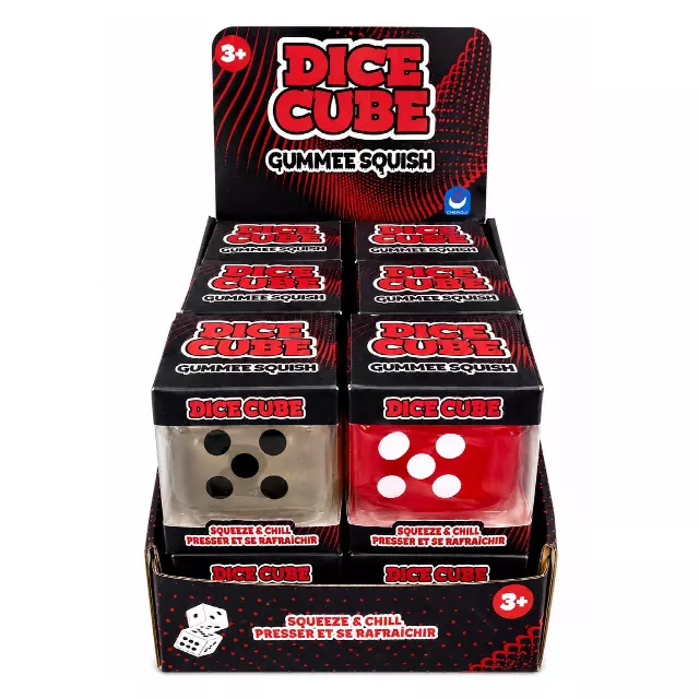 Dice Squishy Stress Ball – Slow Rising PU Foam Toy