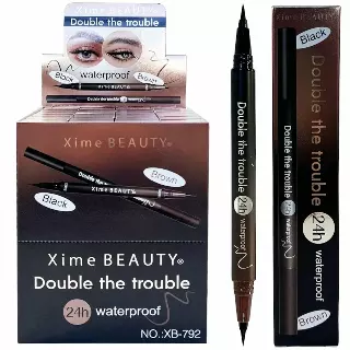 Xime Beauty Double The Trouble Eyeliner - Wholesale Display 24 Units (XB-792)