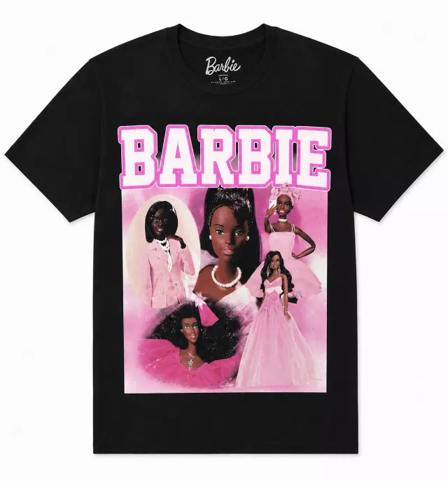 BARBIE MONTAGE T-SHIRT BLACK