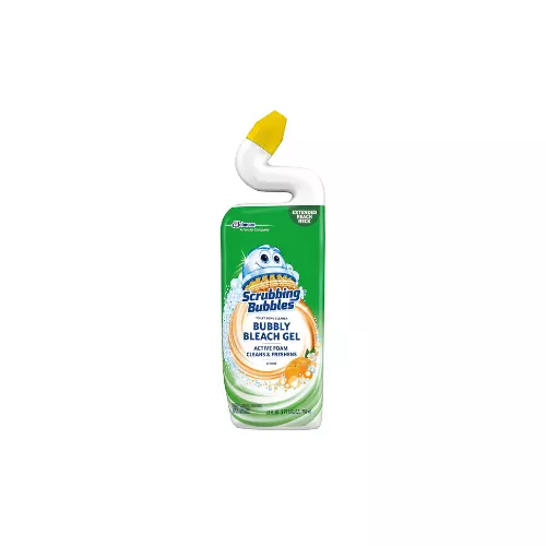 Scrubbing Bubbles Bubbly Bleach Gel Toilet Cleaner, 24 oz