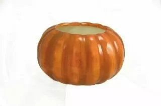 CP2004F – 7” Glazed pumpkin w/ 4” open – Min. 12 pcs – Case Pk 12