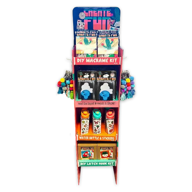 Boho Inspired Create Fun Assorted Floor Display - 56 Pieces Per Retail Ready Display Kit 88483B