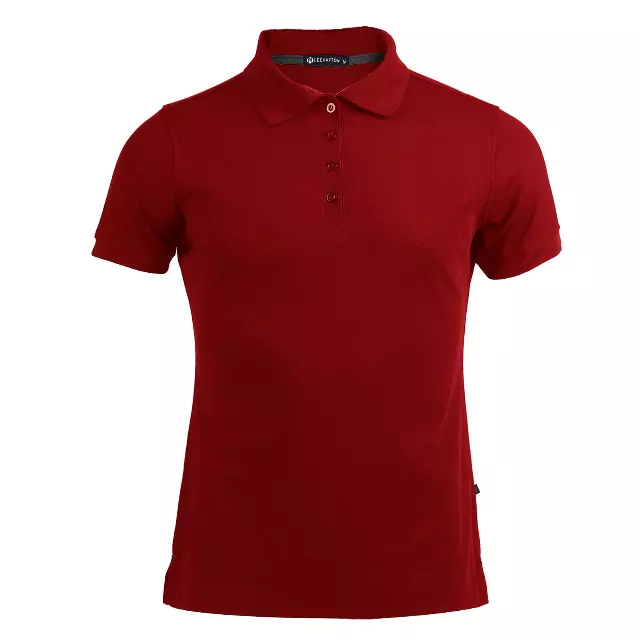 Women's Solid Pique Sport Polo Shirt - Style #LS06-$7.90/Unit - 24 PCS/CASE - PLEASE SEE DESCRIPTION — Red