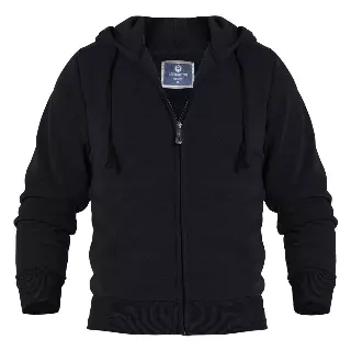 Men's Hoodie Sweatshirt- Style #MFJ101-$7.50/Unit-24PCS/CS - PLEASE SEE DESCRIPTION — Black