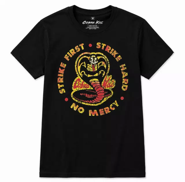 COBRA KAI FIRST HARD DIST T-SHIRT BLACK
