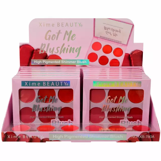 Xime Beauty Got Me Blushing High Shimmer Blush - Wholesale Display 12 Units (XB-780A)