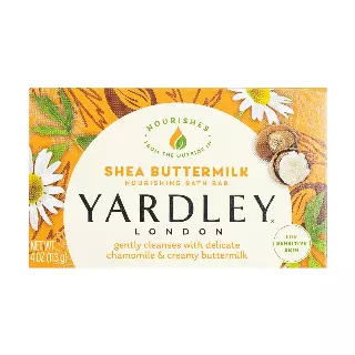 WHOLESALE YARDLEY SHEA BUTTERMILK NOURISHING BATH BAR SOAP 4 OZ - 96 PIECE LOT
