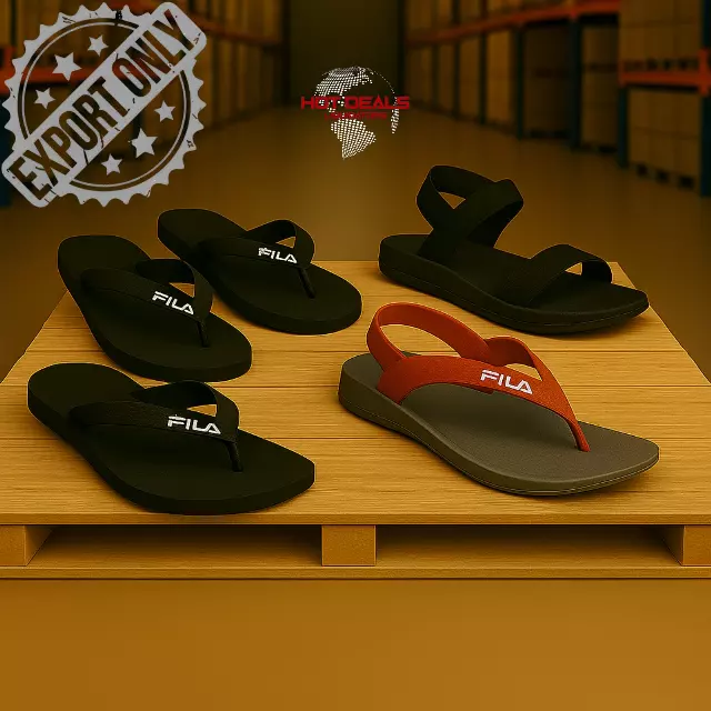Sandal lot — flip-flops and strap sandals