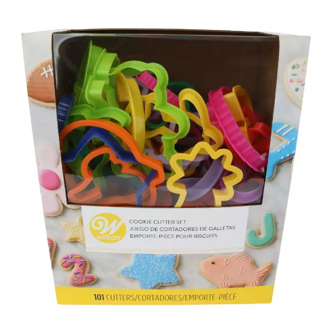 Wilton Plastic Cookie Cutter Set 100pc 16/
