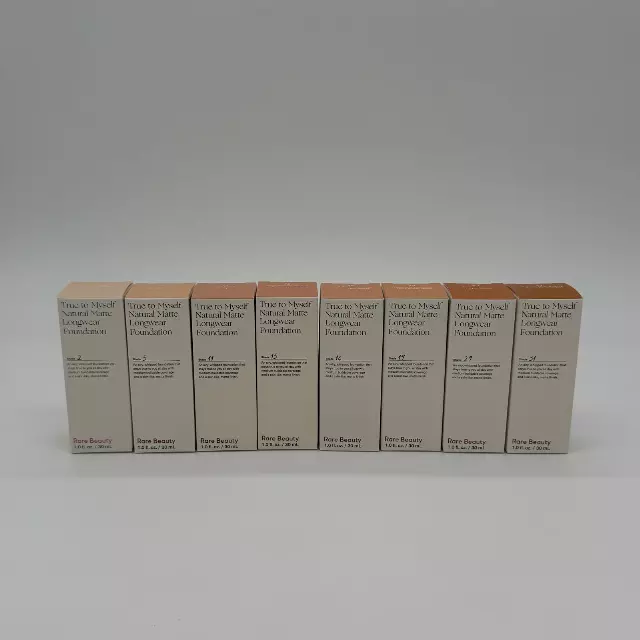 WHOLESALE RARE BEAUTY TRUE TO MYSELF NATURAL MATTE LONGWEAR FOUNDATION 1 OZ - ASSORTED COLORS - 48 PIECE LOT