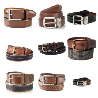 Tommy Hilfiger men's leather belts assortment 12pcs.