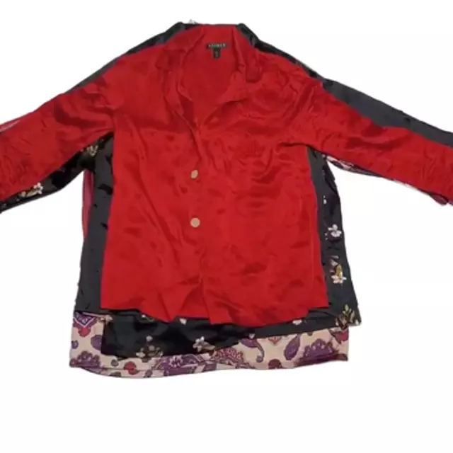 Recycle & Good Silky Long Sleeve Pajama Tops 77 pcs