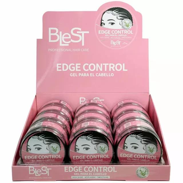 Blest Edge Control Gel Rosmery Extract - Wholesale Display 12 Units (BEC-01)