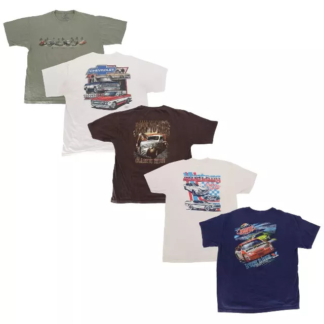 Vintage & Modern Motorcycles, Cars, Trucks, Planes & Trains T-Shirts Mix of 15