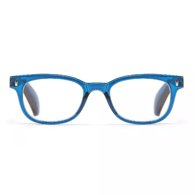 Retro Square Reading Glasses in 10+ Custom Reading Powers RJ11095 — +1.25