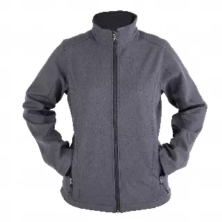 Women's Microfleece Lined Core Soft Shell Jacket - STYLE LFJ154 - $15.00/UNIT - 12PCS/CS - PLEASE SEE DESCRIPTION — Pearl heather Grey
