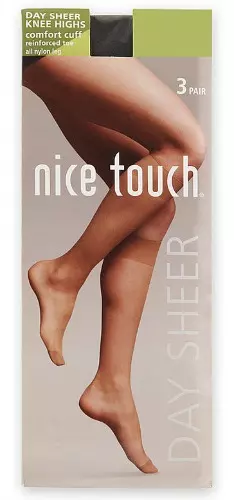 #6-96999 “Nice Touch” Sheer Knee High’s – $1.00 per pack of 3 (20 Packs)