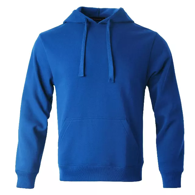 Men's Pullover Hoodie with Drawcords and Kangaroo Pockets 280GSM 80%Cotton 20% Polyester - Style #MFJ173 -$12.80 /Unit - 12 PCS/CS - PLEASE SEE DESCRIPTION — Royal Blue