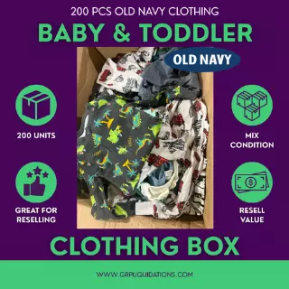 Old Navy Baby and Toddler Clothes lot · 200 pieces · brand new without tags