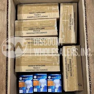 GE Reveal 45W/7W Dimmable R20 LED Indoor Floodlight Bulb 310 Lumen 45678 (126 Pcs Lot)