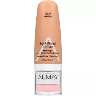 WHOLESALE ALMAY BEST BLEND FOREVER MAKEUP 1 OZ - SAND BEIGE 160 - 48 PIECE LOT