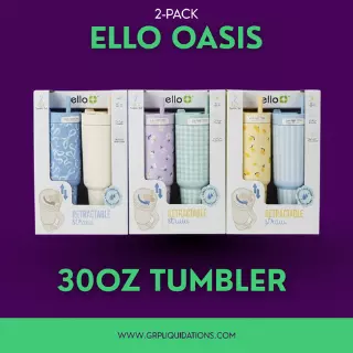 Ello Oasis 30oz Tumbler 2-Pack · as is
