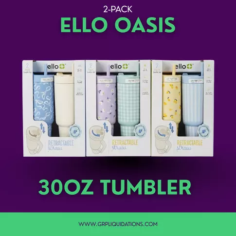 Ello Oasis 30oz Tumbler 2-Pack · as is