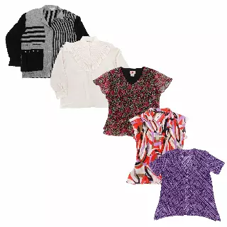 Vintage & Modern Blouse Bale of 100 lbs