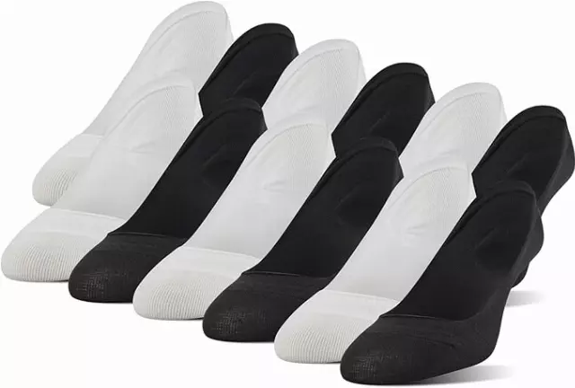 #6-PD-0962 PEDS Women’s Cushion Heel and Toe Low Cut Liner Socks – $1.00 Per 6 Pair Pack (10 Packs)