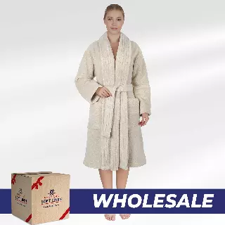 Luxury Women’s Fleece Bathrobe – Ultra Soft, Warm & Lightweight Plush Robe Wholesale