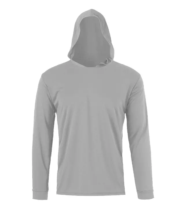 Performance L/S W Hoodie - Silver - 7696609