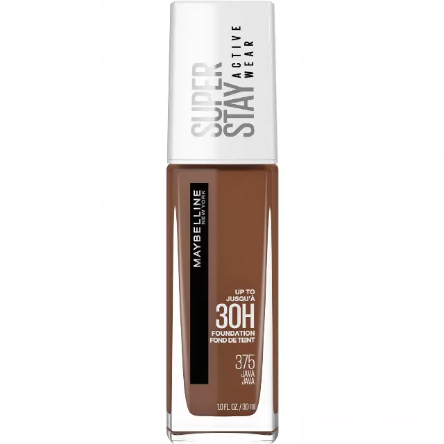 Maybelline Super Stay Full Coverage Liquid Foundation Active Wear Makeup, Up to 30Hr Wear, Transfer, Sweat & Water Resistant, Matte Finish, Java, 1 Count