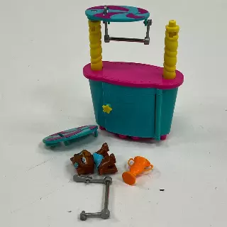 Collectible Mattel Polly Pocket Pet Care Assorted Parts Lot