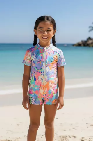 H3080 Kids Colorfull Swimsuit — Multicolor / 8